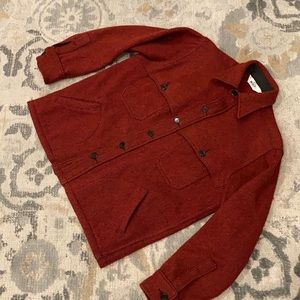 Vintage Red Woolrich jacket in men’s Size Med